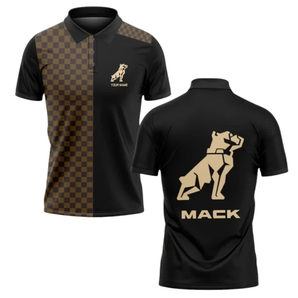 Mack Trucks Polo Shirt All Over Print Gift For Trucks Fans, Custom Name TN070425Y3PLCT3CKT