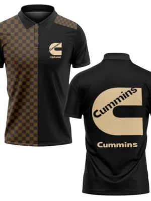 Cummins Polo Shirt All Over Print Gift For Trucks Fans, Custom Name TN070425Y3PLCT3CUM