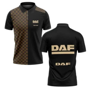 DAF Trucks Polo Shirt All Over Print Gift For Trucks Fans, Custom Name TN070425Y3PLCT3DAF