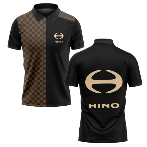 Hino Polo Shirt All Over Print Gift For Trucks Fans, Custom Name TN070425Y3PLCT3HIT