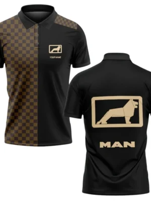 MAN Trucks Polo Shirt All Over Print Gift For Trucks Fans, Custom Name TN070425Y3PLCT3MAN