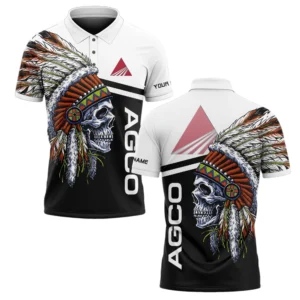 AGCO Polo Shirt All Over Print Gift For Tractors Fans, Custom Name TN070425Y3PLCT4AGC