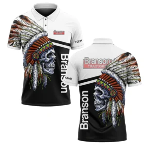 Branson Tractors Polo Shirt All Over Print Gift For Tractors Fans, Custom Name TN070425Y3PLCT4BRA
