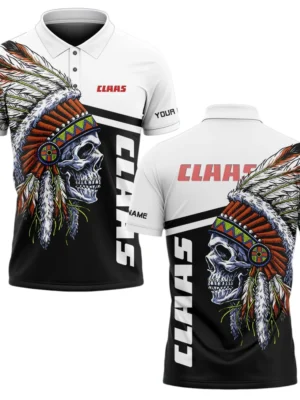 Claas Polo Shirt All Over Print Gift For Tractors Fans, Custom Name TN070425Y3PLCT4CLA