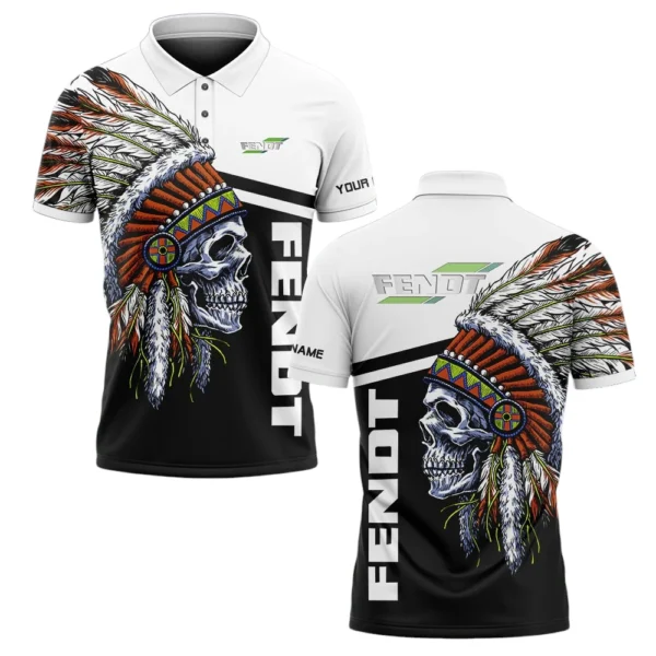 Fendt Polo Shirt All Over Print Gift For Tractors Fans, Custom Name TN070425Y3PLCT4FEN