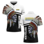 New Holland Polo Shirt All Over Print Gift For Tractors Fans, Custom Name TN070425Y3PLCT4NHL