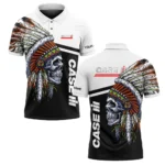 Case IH Polo Shirt All Over Print Gift For Tractors Fans, Custom Name TN070425Y3PLCT4CIH