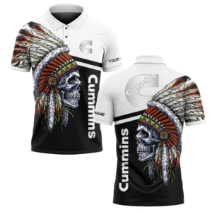 Cummins Polo Shirt All Over Print Gift For Trucks Fans, Custom Name TN070425Y3PLCT5CUM