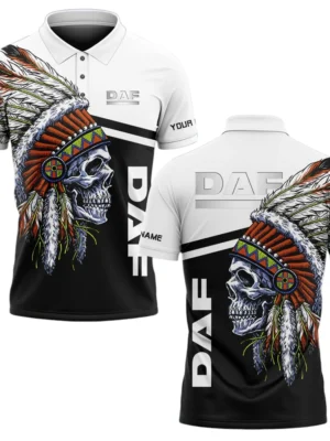 DAF Trucks Polo Shirt All Over Print Gift For Trucks Fans, Custom Name TN070425Y3PLCT5DAF
