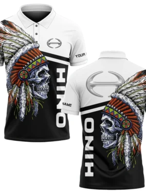 Hino Polo Shirt All Over Print Gift For Trucks Fans, Custom Name TN070425Y3PLCT5HIT