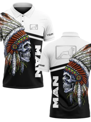 MAN Trucks Polo Shirt All Over Print Gift For Trucks Fans, Custom Name TN070425Y3PLCT5MAN