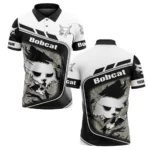 Bobcat Polo Shirt All Over Print Gift For Tractors Fans, Custom Name TN070425Y3PLCT6BOC