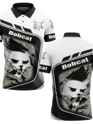 Bobcat Polo Shirt All Over Print Gift For Tractors Fans, Custom Name TN070425Y3PLCT6BOC