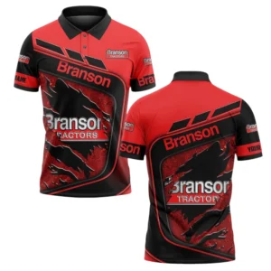 Branson Tractors Polo Shirt All Over Print Gift For Tractors Fans, Custom Name TN070425Y3PLCT6BRA