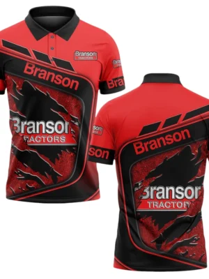 Branson Tractors Polo Shirt All Over Print Gift For Tractors Fans, Custom Name TN070425Y3PLCT6BRA