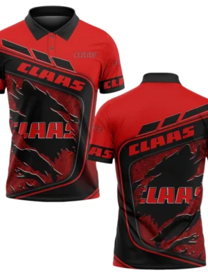 Claas Polo Shirt All Over Print Gift For Tractors Fans, Custom Name TN070425Y3PLCT6CLA