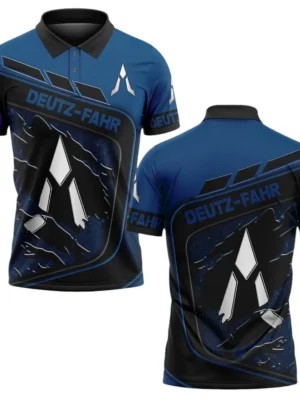 Deutz Fahr Polo Shirt All Over Print Gift For Tractors Fans, Custom Name TN070425Y3PLCT6DEF
