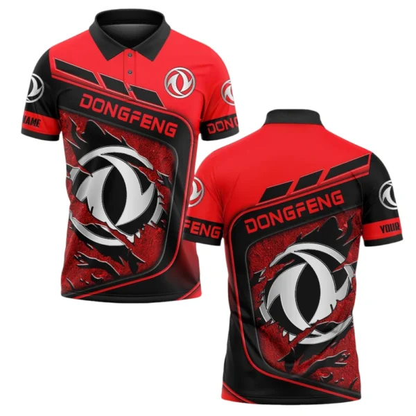 Dongfeng Polo Shirt All Over Print Gift For Tractors Fans, Custom Name TN070425Y3PLCT6DFG