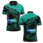 Doosan Polo Shirt All Over Print Gift For Tractors Fans, Custom Name TN070425Y3PLCT6DOO