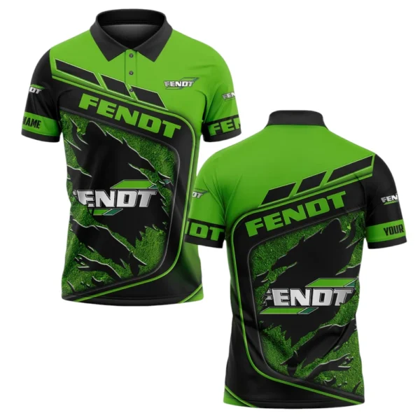 Fendt Polo Shirt All Over Print Gift For Tractors Fans, Custom Name TN070425Y3PLCT6FEN