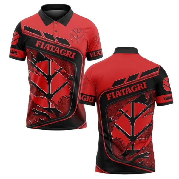 Fiatagri Polo Shirt All Over Print Gift For Tractors Fans, Custom Name TN070425Y3PLCT6FIA