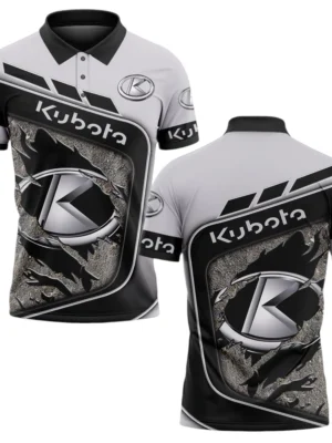 Kubota Polo Shirt All Over Print Gift For Tractors Fans, Custom Name TN070425Y3PLCT6KUB