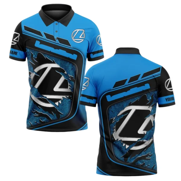 Landini Polo Shirt All Over Print Gift For Tractors Fans, Custom Name TN070425Y3PLCT6LAN