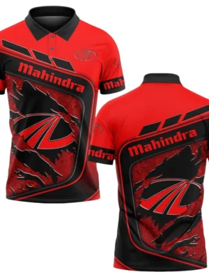 Mahindra Polo Shirt All Over Print Gift For Tractors Fans, Custom Name TN070425Y3PLCT6MAT