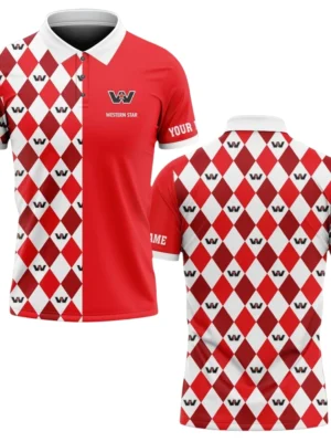 Western Star Polo Shirt All Over Print Gift For Trucks Fans This Summer, Custom Name TN070425Y3PLCT1WST