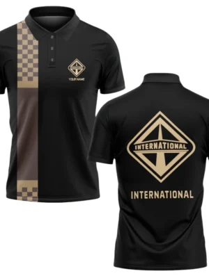 International Polo Shirt All Over Print Gift For Trucks Fans, Custom Name TN040425Y3PLCT1INT