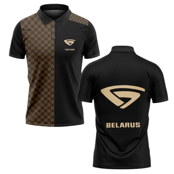 Belarus Polo Shirt All Over Print Gift For Tractors Fans, Custom Name TN100425Y3PLCT6BEL