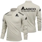 AGCO Limited 2025 Long Sleeve Shirt, Stand Collar Quarter Zip-up Custom Name HIDI050425Y49LMT05AGC