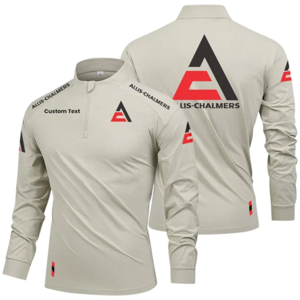 Allis Chalmers Limited 2025 Long Sleeve Shirt, Stand Collar Quarter Zip-up Custom Name HIDI050425Y49LMT05ALC