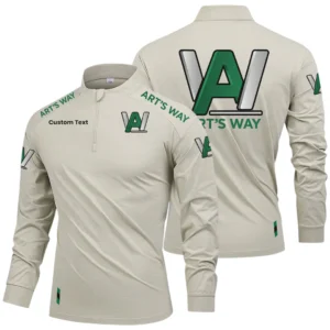 Art’s Way Limited 2025 Long Sleeve Shirt, Stand Collar Quarter Zip-up Custom Name HIDI050425Y49LMT05AWM