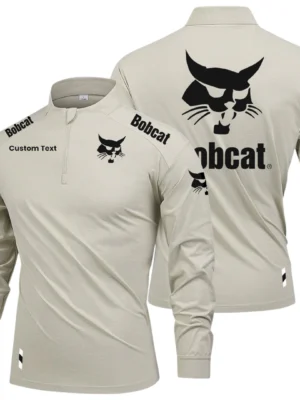 Bobcat Limited 2025 Long Sleeve Shirt, Stand Collar Quarter Zip-up Custom Name HIDI050425Y49LMT05BOC