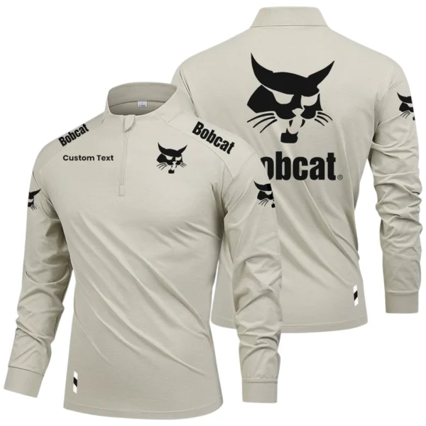 Bobcat Limited 2025 Long Sleeve Shirt, Stand Collar Quarter Zip-up Custom Name HIDI050425Y49LMT05BOC