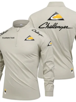 Challenger Limited 2025 Long Sleeve Shirt, Stand Collar Quarter Zip-up Custom Name HIDI050425Y49LMT05CHT