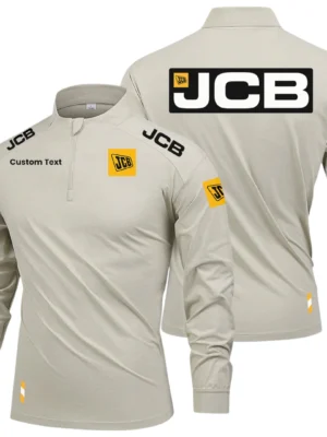 JCB Limited 2025 Long Sleeve Shirt, Stand Collar Quarter Zip-up Custom Name HIDI050425Y49LMT05JCB