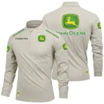 John Deere Limited 2025 Long Sleeve Shirt, Stand Collar Quarter Zip-up Custom Name HIDI050425Y49LMT05JDE