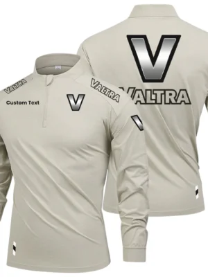 Valtra Limited 2025 Long Sleeve Shirt, Stand Collar Quarter Zip-up Custom Name HIDI050425Y49LMT05VAT