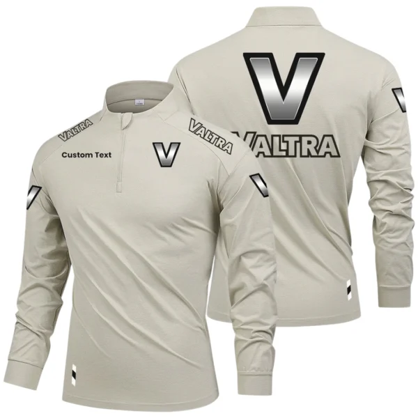 Valtra Limited 2025 Long Sleeve Shirt, Stand Collar Quarter Zip-up Custom Name HIDI050425Y49LMT05VAT
