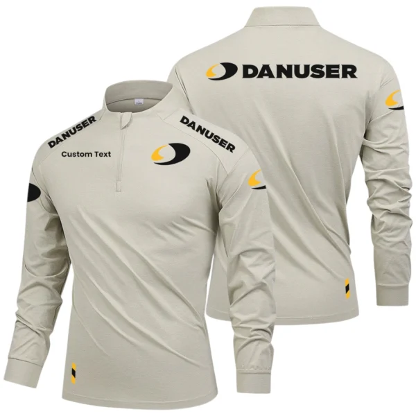 Danuser Limited 2025 Long Sleeve Shirt, Stand Collar Quarter Zip-up Custom Name HIDI080425Y49LMT05DAM
