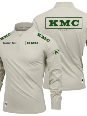 KMC Kelly Limited 2025 Long Sleeve Shirt, Stand Collar Quarter Zip-up Custom Name HIDI080425Y49LMT05KMC
