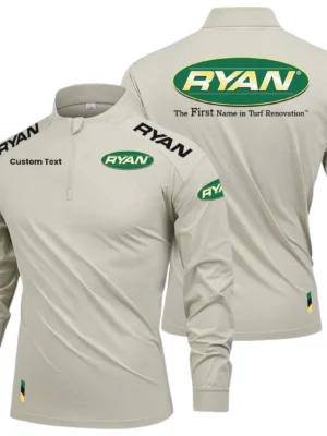 Ryan Turf Renovation Limited 2025 Long Sleeve Shirt, Stand Collar Quarter Zip-up Custom Name HIDI080425Y49LMT05RTR