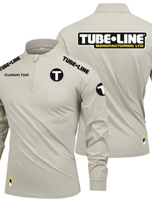 Tubeline Manufacturing Limited 2025 Long Sleeve Shirt, Stand Collar Quarter Zip-up Custom Name HIDI080425Y49LMT05TUM