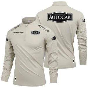 Autocar Truck Limited 2025 Long Sleeve Shirt, Stand Collar Quarter Zip-up Custom Name HIDI090425Y49LMT05ACT