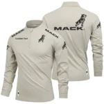 Mack Trucks Limited 2025 Long Sleeve Shirt, Stand Collar Quarter Zip-up Custom Name HIDI090425Y49LMT05CKT