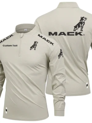 Mack Trucks Limited 2025 Long Sleeve Shirt, Stand Collar Quarter Zip-up Custom Name HIDI090425Y49LMT05CKT