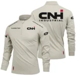 CNH Industrial Limited 2025 Long Sleeve Shirt, Stand Collar Quarter Zip-up Custom Name HIDI090425Y49LMT05CNI