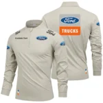 Ford Trucks Limited 2025 Long Sleeve Shirt, Stand Collar Quarter Zip-up Custom Name HIDI090425Y49LMT05FOT